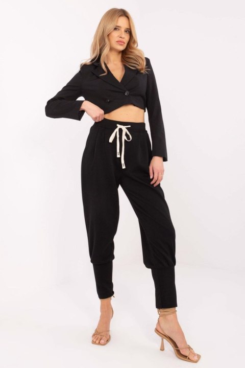 Spodnie Dresowe Model MI-SP-61700.80P Black - Italy Moda Italy Moda Spodnie Dresowe Model MI-SP-61700.80P Black - Italy Moda Italy Moda