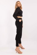 Spodnie Dresowe Model MI-SP-61700.80P Black - Italy Moda Italy Moda Spodnie Dresowe Model MI-SP-61700.80P Black - Italy Moda Italy Moda