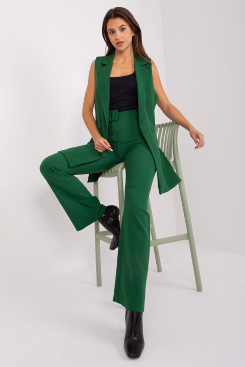 Spodnie Komplet Model DHJ-KMPL-5069.16X Dark Green - Italy Moda Italy Moda Spodnie Komplet Model DHJ-KMPL-5069.16X Dark Green - Italy Moda Italy Moda