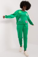 Spodnie Komplet Model DHJ-KMPL-8655.05 Green - Italy Moda Italy Moda Spodnie Komplet Model DHJ-KMPL-8655.05 Green - Italy Moda Italy Moda