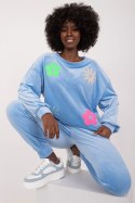Spodnie Komplet Model DHJ-KMPL-8655.05 Light Blue - Italy Moda Italy Moda