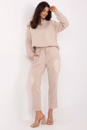 Spodnie Komplet Model MI-KMPL-M6156.98 Beige - Italy Moda Italy Moda Spodnie Komplet Model MI-KMPL-M6156.98 Beige - Italy Moda Italy Moda