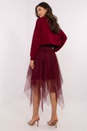 Sukienka Komplet Model MI-KMPL-M5359.79P Bordo - Italy Moda Italy Moda Sukienka Komplet Model MI-KMPL-M5359.79P Bordo - Italy Moda Italy Moda