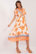 Sukienka Model DHJ-SK-11331-5.19 Orange - Italy Moda Italy Moda Sukienka Model DHJ-SK-11331-5.19 Orange - Italy Moda Italy Moda