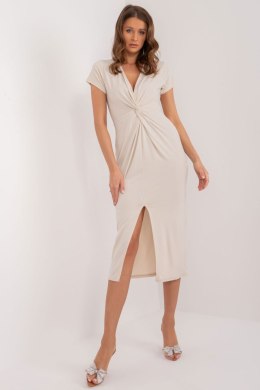 Sukienka Model DHJ-SK-17302K.93 Light Beige - Italy Moda Italy Moda