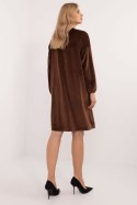Sukienka Model DHJ-SK-19890.86P Brown - Italy Moda Italy Moda Sukienka Model DHJ-SK-19890.86P Brown - Italy Moda Italy Moda