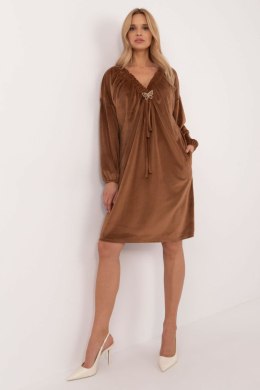 Sukienka Model DHJ-SK-19890.86P Light Brown - Italy Moda Italy Moda