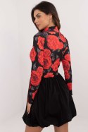 Sukienka Model DHJ-SK-19959.35 Black/Red - Italy Moda Italy Moda Sukienka Model DHJ-SK-19959.35 Black/Red - Italy Moda Italy Moda