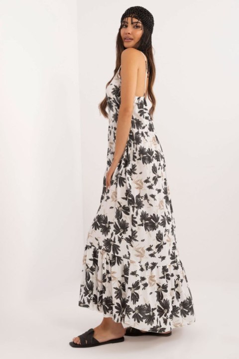 Sukienka Model DHJ-SK-7772.25 White/Black - Italy Moda Italy Moda Sukienka Model DHJ-SK-7772.25 White/Black - Italy Moda Italy Moda
