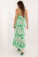 Sukienka Model DHJ-SK-7772.25 White/Green - Italy Moda Italy Moda Sukienka Model DHJ-SK-7772.25 White/Green - Italy Moda Italy Moda