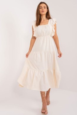 Sukienka Model DHJ-SK-8352.04 Light Beige - Italy Moda Italy Moda
