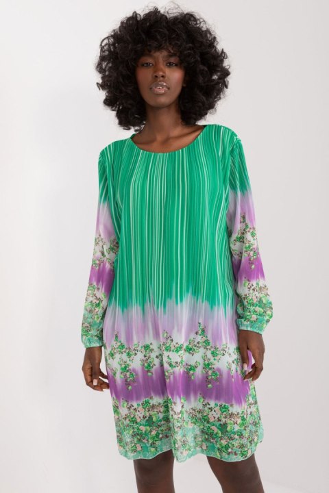 Sukienka Model DHJ-SK-N8524.14X Green - Italy Moda Italy Moda Sukienka Model DHJ-SK-N8524.14X Green - Italy Moda Italy Moda