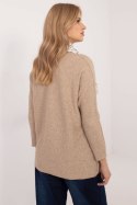 Sweter Damski Model DHJ-BZ-19226.91 Camel - Italy Moda Italy Moda Sweter Damski Model DHJ-BZ-19226.91 Camel - Italy Moda Italy Moda