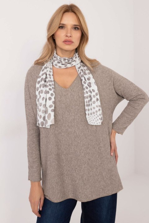 Sweter Damski Model DHJ-BZ-19226.91 Dark Beige - Italy Moda Italy Moda Sweter Damski Model DHJ-BZ-19226.91 Dark Beige - Italy Moda Italy Moda