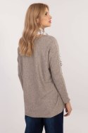 Sweter Damski Model DHJ-BZ-19226.91 Dark Beige - Italy Moda Italy Moda Sweter Damski Model DHJ-BZ-19226.91 Dark Beige - Italy Moda Italy Moda
