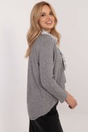 Sweter Damski Model DHJ-BZ-19226.91 Grey - Italy Moda Italy Moda Sweter Damski Model DHJ-BZ-19226.91 Grey - Italy Moda Italy Moda