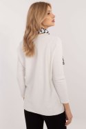Sweter Damski Model DHJ-BZ-19226.91White - Italy Moda Italy Moda Sweter Damski Model DHJ-BZ-19226.91White - Italy Moda Italy Moda