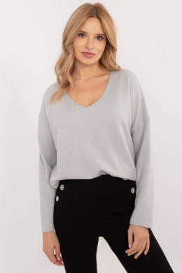 Sweter Damski Model DHJ-BZ-19238.26 Light Grey - Italy Moda Italy Moda