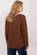 Sweter Damski Model DHJ-BZ-19238.26 brown - Italy Moda Italy Moda Sweter Damski Model DHJ-BZ-19238.26 brown - Italy Moda Italy Moda