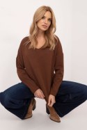 Sweter Damski Model DHJ-BZ-19238.26 brown - Italy Moda Italy Moda Sweter Damski Model DHJ-BZ-19238.26 brown - Italy Moda Italy Moda