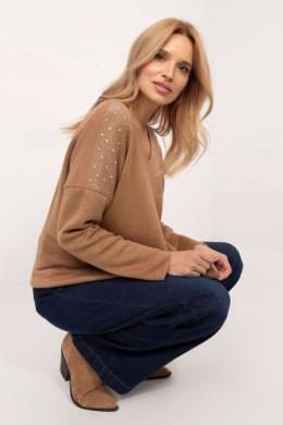 Sweter Damski Model DHJ-SW-17690.21 Camel - Italy Moda Italy Moda