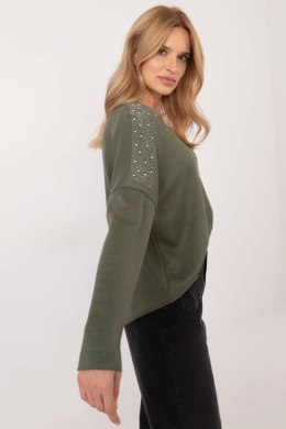 Sweter Damski Model DHJ-SW-17690.21 Khaki - Italy Moda Italy Moda