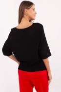 Sweter Damski Model MI-SW-2101.06 Black - Italy Moda Italy Moda Sweter Damski Model MI-SW-2101.06 Black - Italy Moda Italy Moda