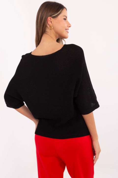 Sweter Damski Model MI-SW-2101.06 Black - Italy Moda Italy Moda Sweter Damski Model MI-SW-2101.06 Black - Italy Moda Italy Moda