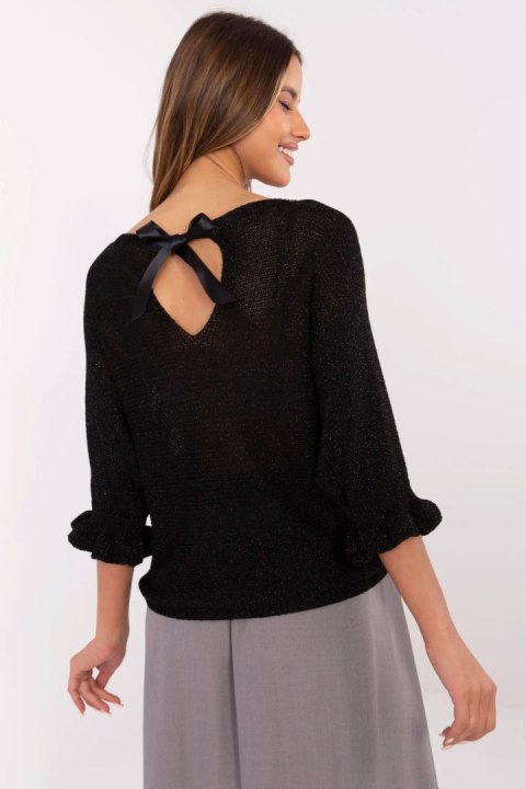 Sweter Damski Model MI-SW-2502.60 Black - Italy Moda Italy Moda Sweter Damski Model MI-SW-2502.60 Black - Italy Moda Italy Moda