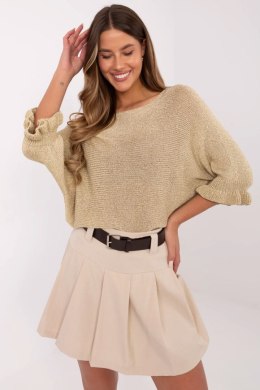 Sweter Damski Model MI-SW-2502.60 Gold - Italy Moda Italy Moda