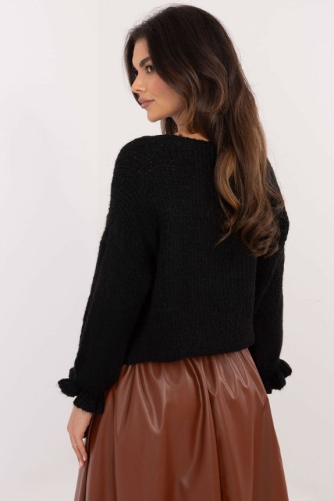 Sweter Damski Model MI-SW-2912.10X Black - Italy Moda Italy Moda Sweter Damski Model MI-SW-2912.10X Black - Italy Moda Italy Moda