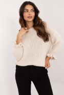 Sweter Damski Model MI-SW-2912.10X Light Beige - Italy Moda Italy Moda