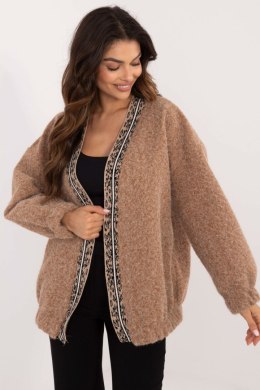 Sweter Kardigan Model DHJ-NA-A8500.11P Camel - Italy Moda Italy Moda