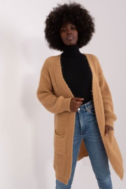 Sweter Kardigan Model DHJ-SW-1009.09P Camel - Italy Moda Italy Moda