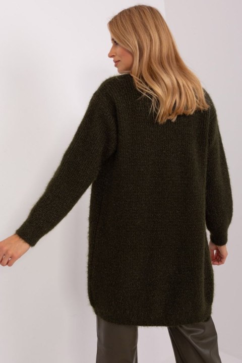 Sweter Kardigan Model DHJ-SW-1009.09P Dark Khaki - Italy Moda Italy Moda Sweter Kardigan Model DHJ-SW-1009.09P Dark Khaki - Italy Moda Italy Moda