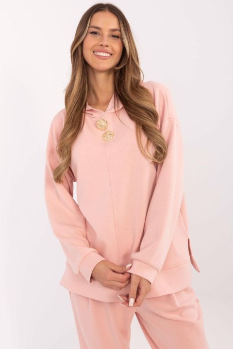 Bluza Damska Model DHJ-BL-20510.68 Brzoskwinia - Italy Moda Italy Moda Bluza Damska Model DHJ-BL-20510.68 Brzoskwinia - Italy Moda Italy Moda
