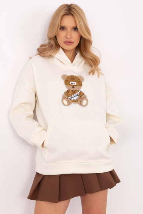 Bluza Damska Model DHJ-BL-A8695-1.16 Light Beige - Italy Moda Italy Moda Bluza Damska Model DHJ-BL-A8695-1.16 Light Beige - Italy Moda Italy Moda