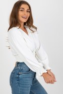 Bluzka Model DHJ-BZ-13866.92P Ecru - Italy Moda Italy Moda Bluzka Model DHJ-BZ-13866.92P Ecru - Italy Moda Italy Moda