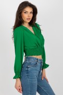 Bluzka Model DHJ-BZ-13866.92P Green - Italy Moda Italy Moda Bluzka Model DHJ-BZ-13866.92P Green - Italy Moda Italy Moda