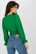 Bluzka Model DHJ-BZ-13866.92P Green - Italy Moda Italy Moda Bluzka Model DHJ-BZ-13866.92P Green - Italy Moda Italy Moda
