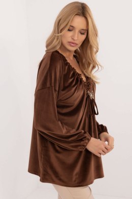 Bluzka Model DHJ-BZ-19902.49P Brown - Italy Moda Italy Moda