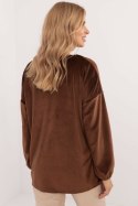 Bluzka Model DHJ-BZ-19902.49P Brown - Italy Moda Italy Moda Bluzka Model DHJ-BZ-19902.49P Brown - Italy Moda Italy Moda