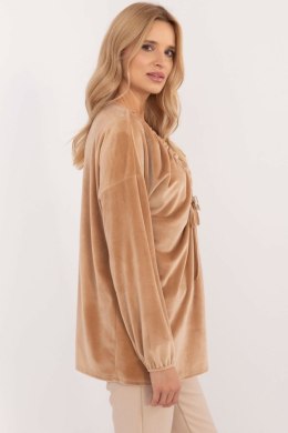 Bluzka Model DHJ-BZ-19902.49P Camel - Italy Moda Italy Moda