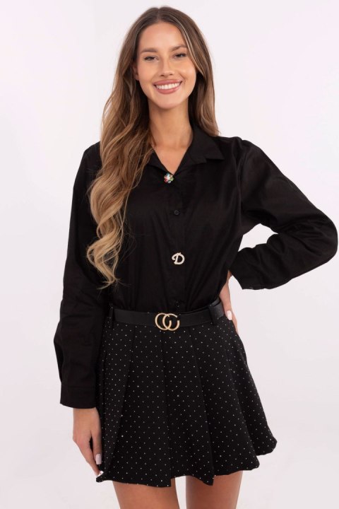 Koszula Damska Model DHJ-KS-20132.04P Black - Italy Moda Italy Moda Koszula Damska Model DHJ-KS-20132.04P Black - Italy Moda Italy Moda