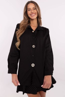 Koszula Damska Model DHJ-KS-20132.04P Black - Italy Moda Italy Moda