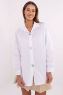 Koszula Damska Model DHJ-KS-20132.04P White - Italy Moda Italy Moda Koszula Damska Model DHJ-KS-20132.04P White - Italy Moda Italy Moda