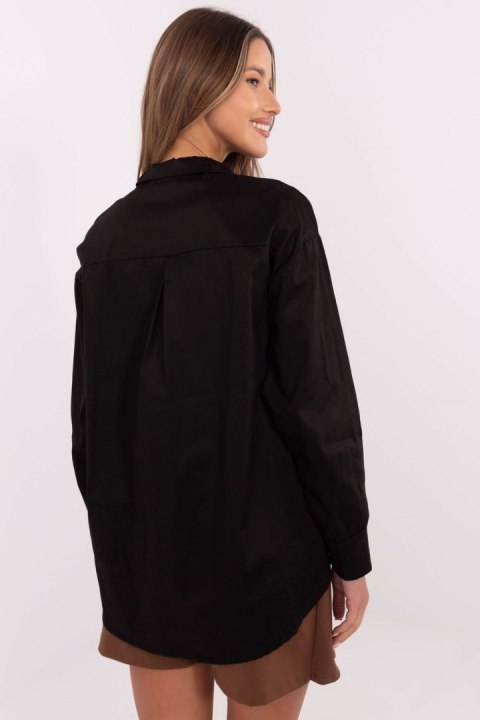 Koszula Damska Model DHJ-KS-9213.86 Black - Italy Moda Italy Moda Koszula Damska Model DHJ-KS-9213.86 Black - Italy Moda Italy Moda