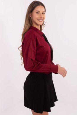 Koszula Damska Model DHJ-KS-9213.86 Bordo - Italy Moda Italy Moda