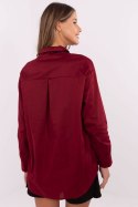 Koszula Damska Model DHJ-KS-9236.92P Bordo - Italy Moda Italy Moda Koszula Damska Model DHJ-KS-9236.92P Bordo - Italy Moda Italy Moda