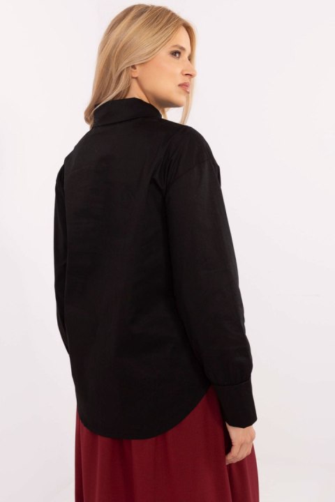 Koszula Damska Model MI-KS-C238.04 Black - Italy Moda Italy Moda Koszula Damska Model MI-KS-C238.04 Black - Italy Moda Italy Moda